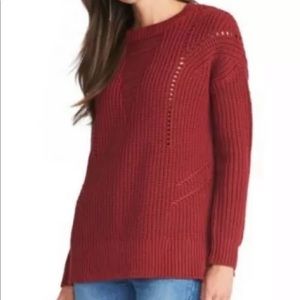 Rachel Roy Cable Sweater Pullover Long Sleeve Small
